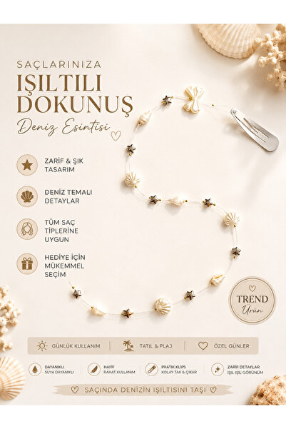 TUTU DESİGN Hair bead snap buckle model