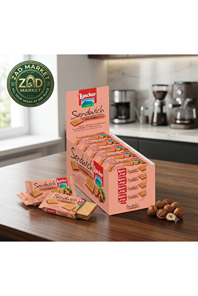 Loacker Loacker Hazelnut Wafer Sandwich Box 25*25g