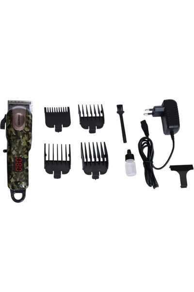 Velaris Trimmer GM 2608 cu afișaj LED - Fără fir, 15 setări de lungime, Încăr...