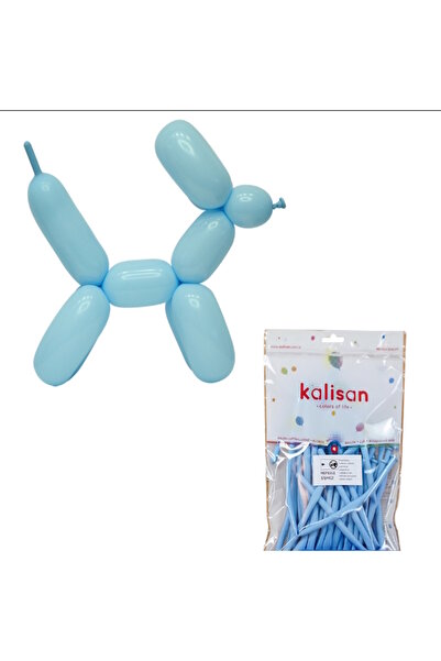 BALON MAKARON KALİSAN SOSİS MAVİ 100'LÜ