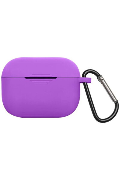 OEM Θήκη σιλικόνης με μπρελόκ, μωβ, για Apple AirPods 3