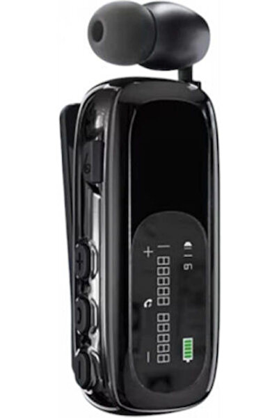 Tradesor K75 Ενδοωτικό Ακουστικό Bluetooth Handsfree Πέτου Μαύρο