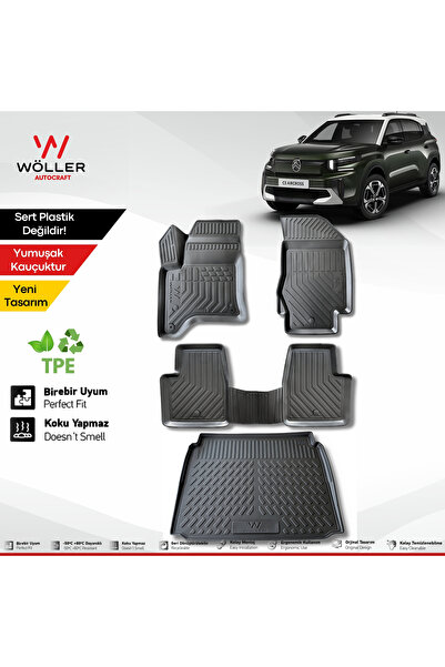 wöller Citroen C3 Aircross Paspas Bagaj Havuzu Set Hybrid 2025 Sonrası Uyumlu...