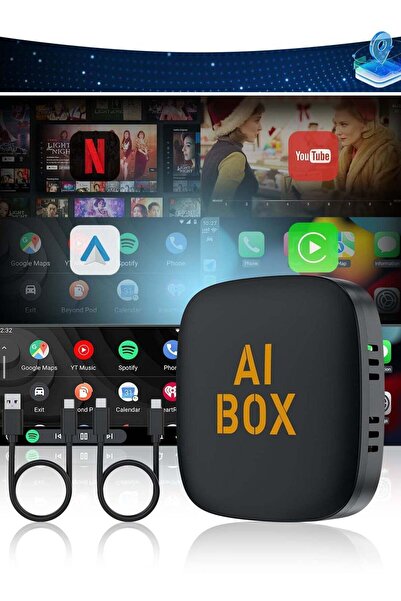 GULF GALLERY Carplay AI Box Android 13 Wireless Android Auto Smart TV Box For...