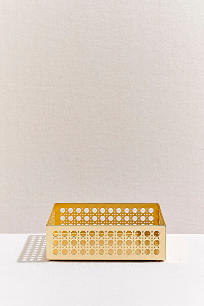 Paşabahçe Hazeran Metal Square Napkin Holder, Stylish Tableware Accessory