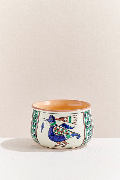 Paşabahçe Glazed Birds Bowl 14 Cm, Stylish Tableware, Kitchen Accessory