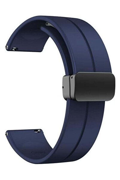ELTRAZONE Magnetic Watch Band 22mm for Men – Quick Release Soft Silicone Spor...