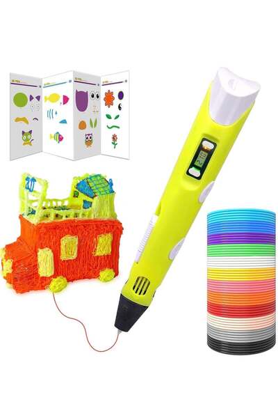 ELTRAZONE 3D Printer Pen Set for Kids & Adults – Includes 3D Pen, 12 Colors o...