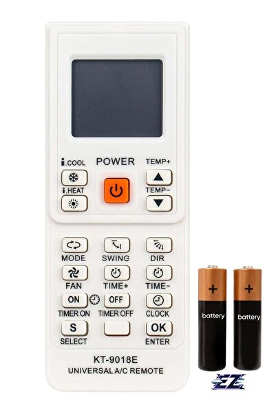 ELTRAZONE Universal Air Conditioner Remote Control Replacement KT-9018E 4000 ...