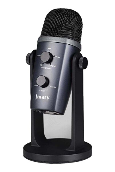 Jmary USB & Bluetooth Podcast Microphone with 4 Sound Modes for PC & Laptop –...