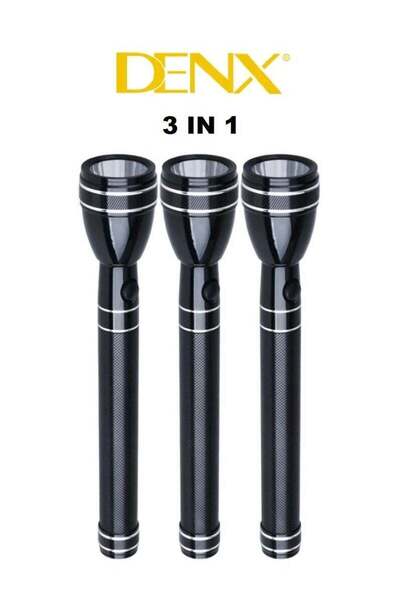 Generic 3-in-1 Rechargeable Led Flashlight - Led Torch With 360 LM – High Bri...