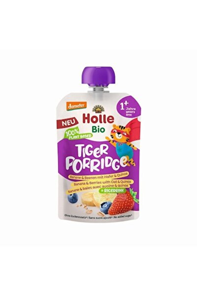 Holle Каша с банани, горски плодове, овес и киноа за деца, +1 година, био, 110г