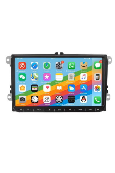 TOPWAY Navigatie VW, Skoda, Seat, Ecran de 9 inch, 8Core, 4G RAM, 32G ROM mem...