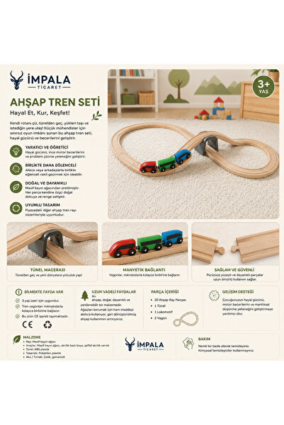 IKEA Lıllabo Tren Seti, Çok Renkli