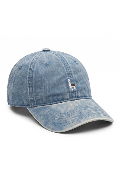 Aware Time Unisex Özle Washed Denim Cap Hat