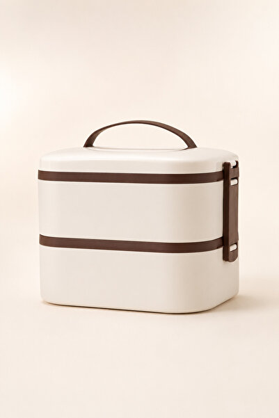 Archora Livento - 2 Katlı Paslanmaz Çelik Yemek Kabı Lunchbox Beslenme Kutusu...