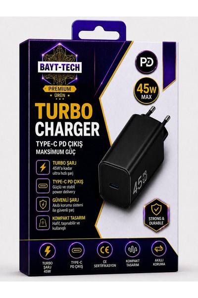 45w PD Turbo şarj aleti