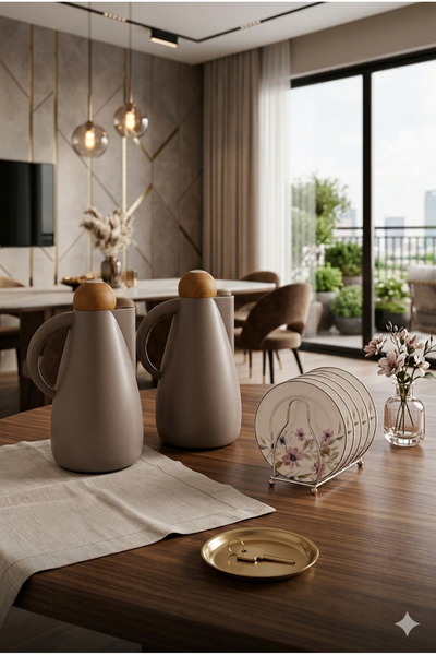 Generic Luxury Tea and Coffee Set Serving Tray with Elegant and Modern Design