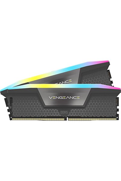 Corsair Vengeance RGB DDR5 Desktop RAM 32GB (2x16GB) 6000MHz CL38, 1.35V, Int...