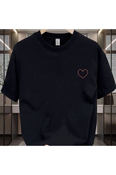 1001 Line Men's Casual Oversize T-shirt 100 Cotton Crew Neck All Season Comfo...