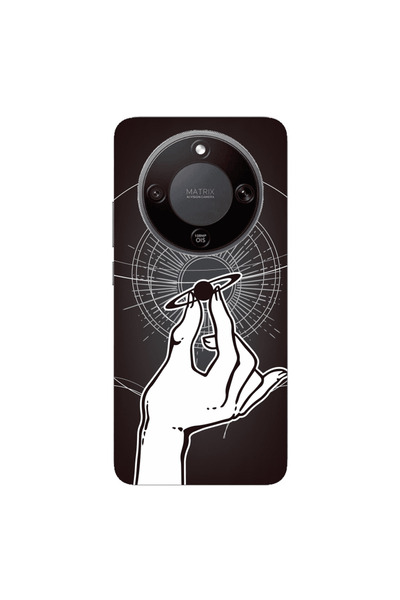 Other Honor Magic 8 Lite The planet in my hand Transparent Silicone TPU Θήκη