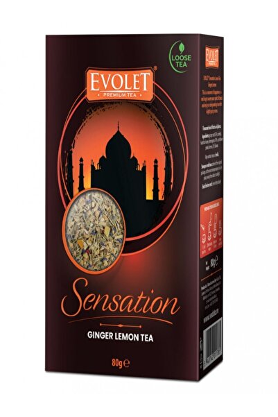evolet Premium Sensation Ceai Vrac Ghimbir si Lamaie (Ginger Lemon) 80gr