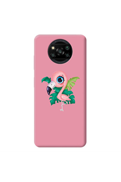 Other Xiaomi Poco X3 /X3 Pro Swan Pink Colored Silicone TPU Θήκη