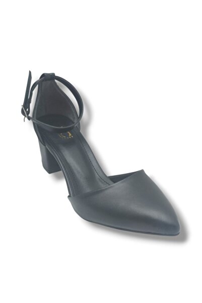 C shoes C-Shoes Cv104-26 Skin Pointed Toe Thick Heeled Women's Shoes (6cm) 41-42