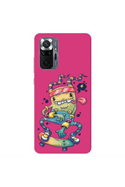 Other Xiaomi Redmi Note 10 Pro 4G Dangerous task Fuchsia Colored Silicone TPU...
