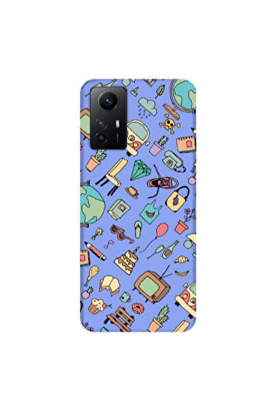 Other Xiaomi Redmi Note 12s Best buds Light Purple Colored Silicone TPU Θήκη