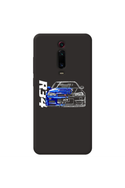 Other Xiaomi Mi 9T Pro Blue R34 Black Colored Silicone TPU Θήκη