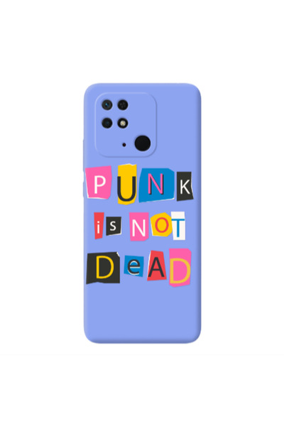 Other Xiaomi Redmi 10C Punk is not Dead Light Purple Colored Silicone TPU Θήκη