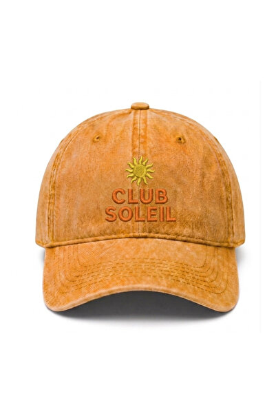 Tresore ''Club Soleil'' Embroidered Washed Hat /''Sun Club'' Embroidered Wash...