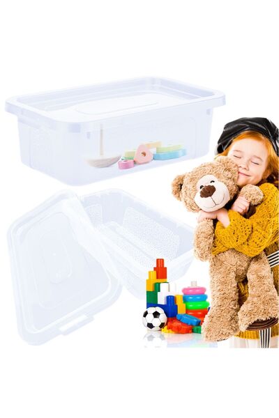EDANTI Cutie de depozitare din plastic cu capac, Multibox, 33x20x10 cm, 4,5 L