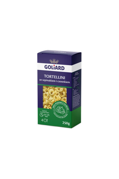 Goliard Tortellini cu spanac si usturoi, Goliard, 250 g
