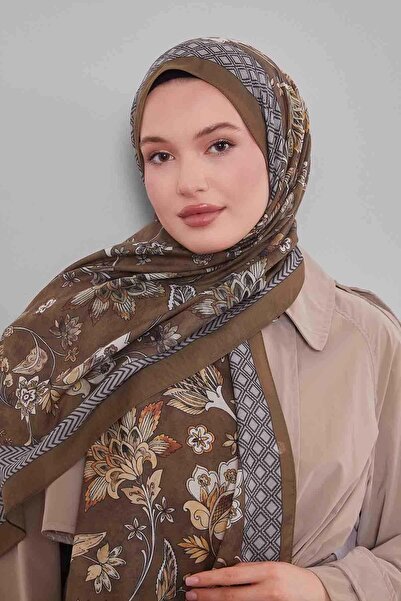 Levidor Grass Green Tulip Pattern Sport Shawl