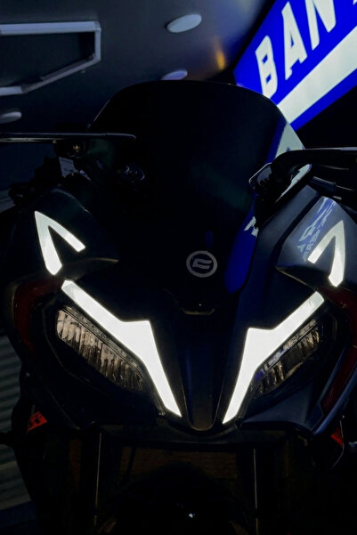 Banxtre Reflective Headlight Eyebrow Sticker Decal Set for Cfmoto Sr250