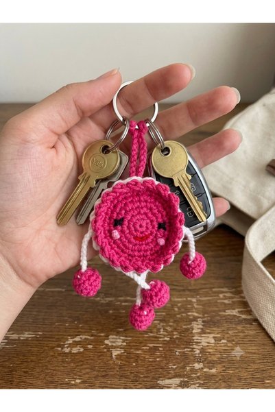 FLY LIFE Hand-Knitted Amigurumi Keychain / Bag Charm