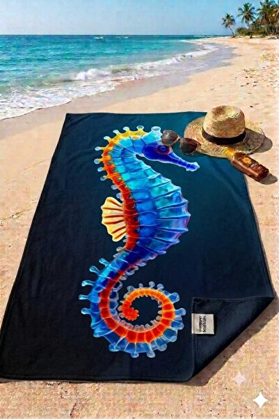 Elmas Dizayn Beach Sport Bath Towel Quick Drying Water Absorbent Sand Resista...