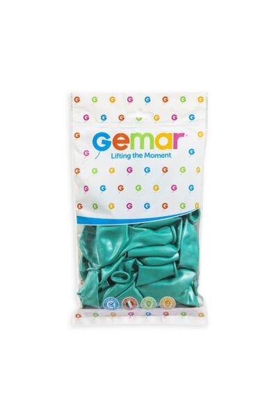 Gemar Set 100 baloane din latex, GM 120, Acvamarin