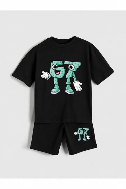 SVART WEAR Six Seven Printed Boys' Shorts Set (100% Cotton)
