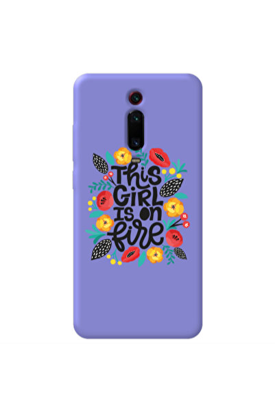 Other Xiaomi Mi 9T Pro This Girl Purple Colored Silicone TPU Θήκη
