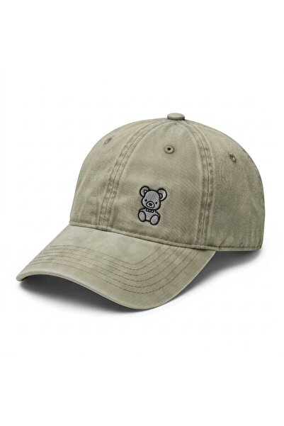 Aware Time Unisex Özle Washed Denim Cap Hat