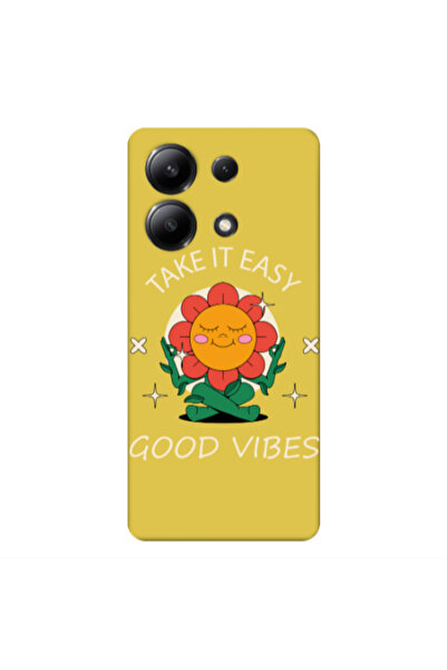 Other Xiaomi Redmi Note 13 4G Take It Easy Yellow Colored Silicone TPU Θήκη