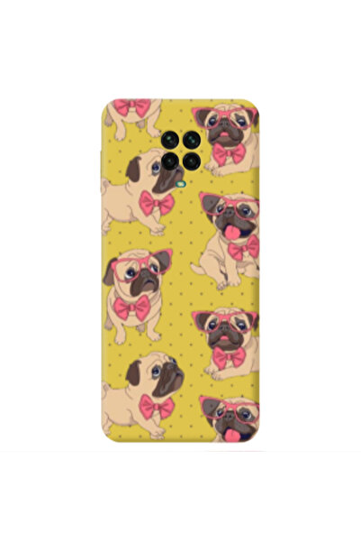 Other Xiaomi Redmi Note 9 Pro Dog Spectacled Yellow Colored Silicone TPU Θήκη