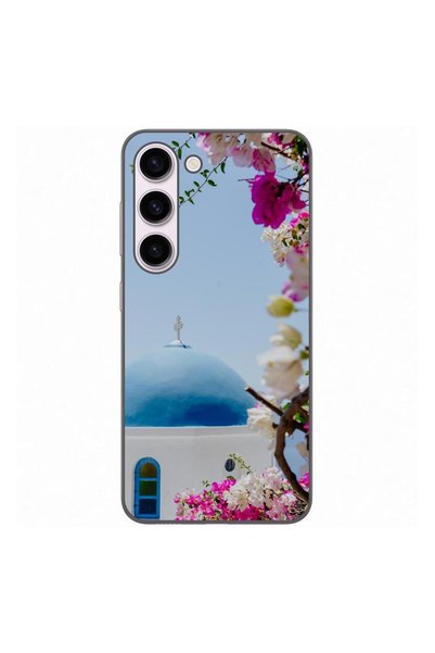 OEM Θήκη συμβατή με Samsung Galaxy S23 Σιλικόνης Gel TPU με σχέδιο Ελλάδα Σαν...