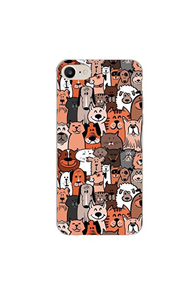 OEM Husa compatibila cu Apple iPhone 7, 8, SE 2020 Silicon Gel Tpu Model Cain...