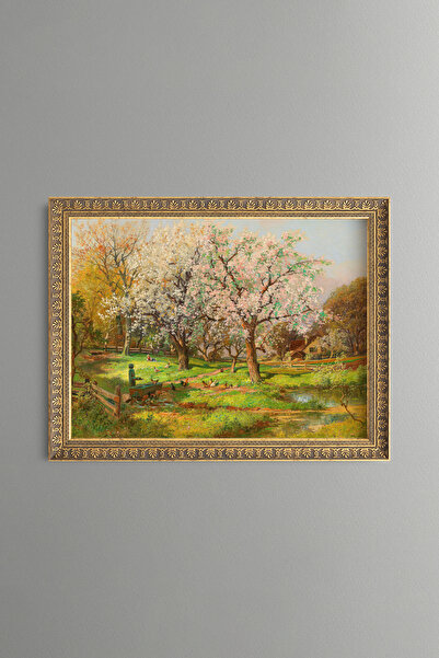 epiqart Country House Garden - Vintage Patterned Painting - Fine Model