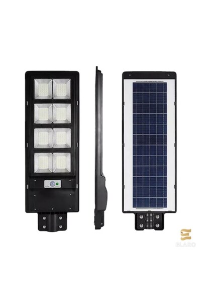 Jortan Lampă stradală solară LED de 400W cu senzor de mișcare, panou fotovolt...