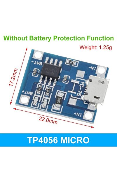 Generic Lithium Battery Charging Module TP4056 Micro USB
